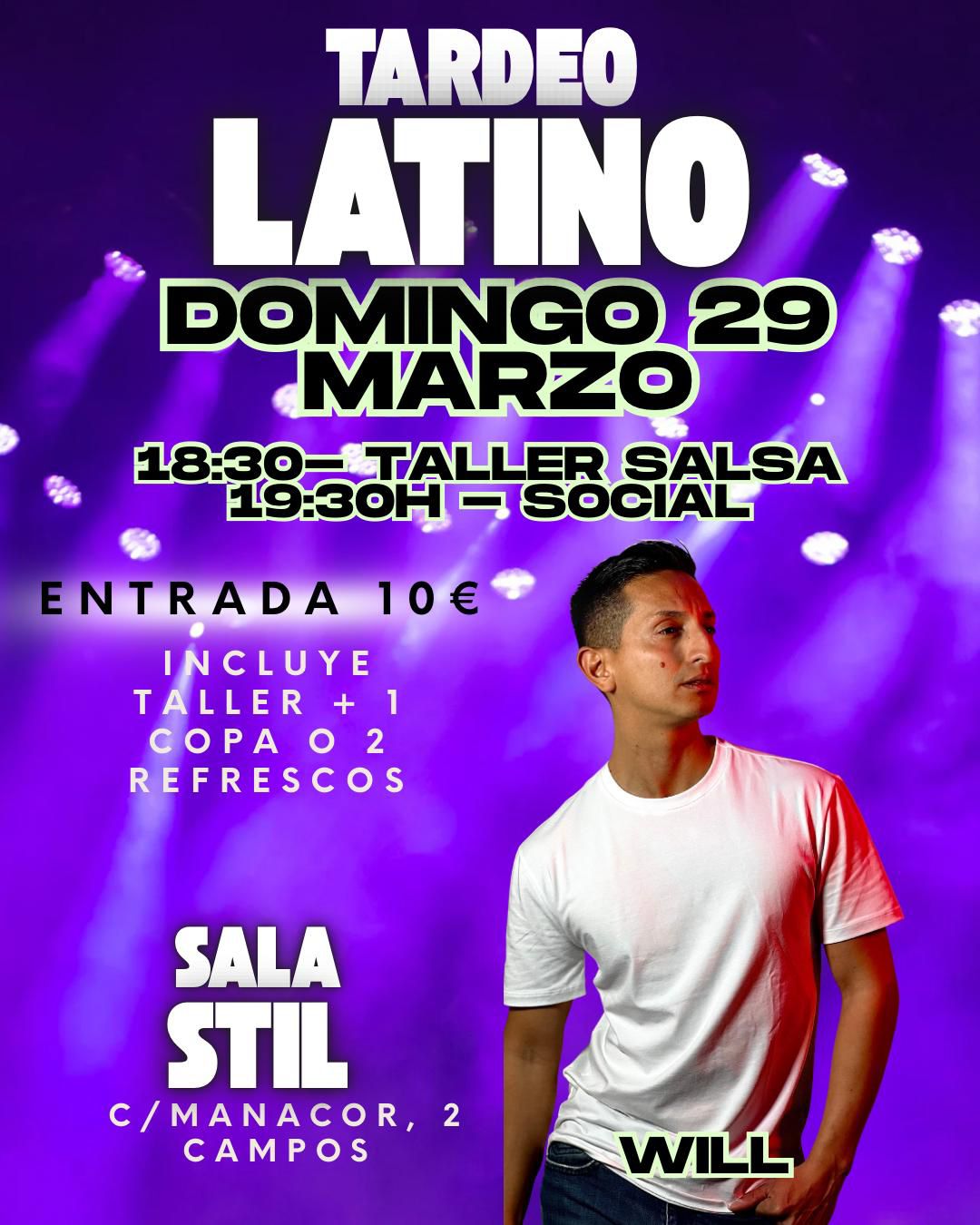 Tardeo Latino – Salsa Workshop & Social